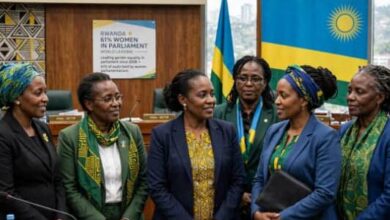 Rwanda women parliament 63.8 percent world highest